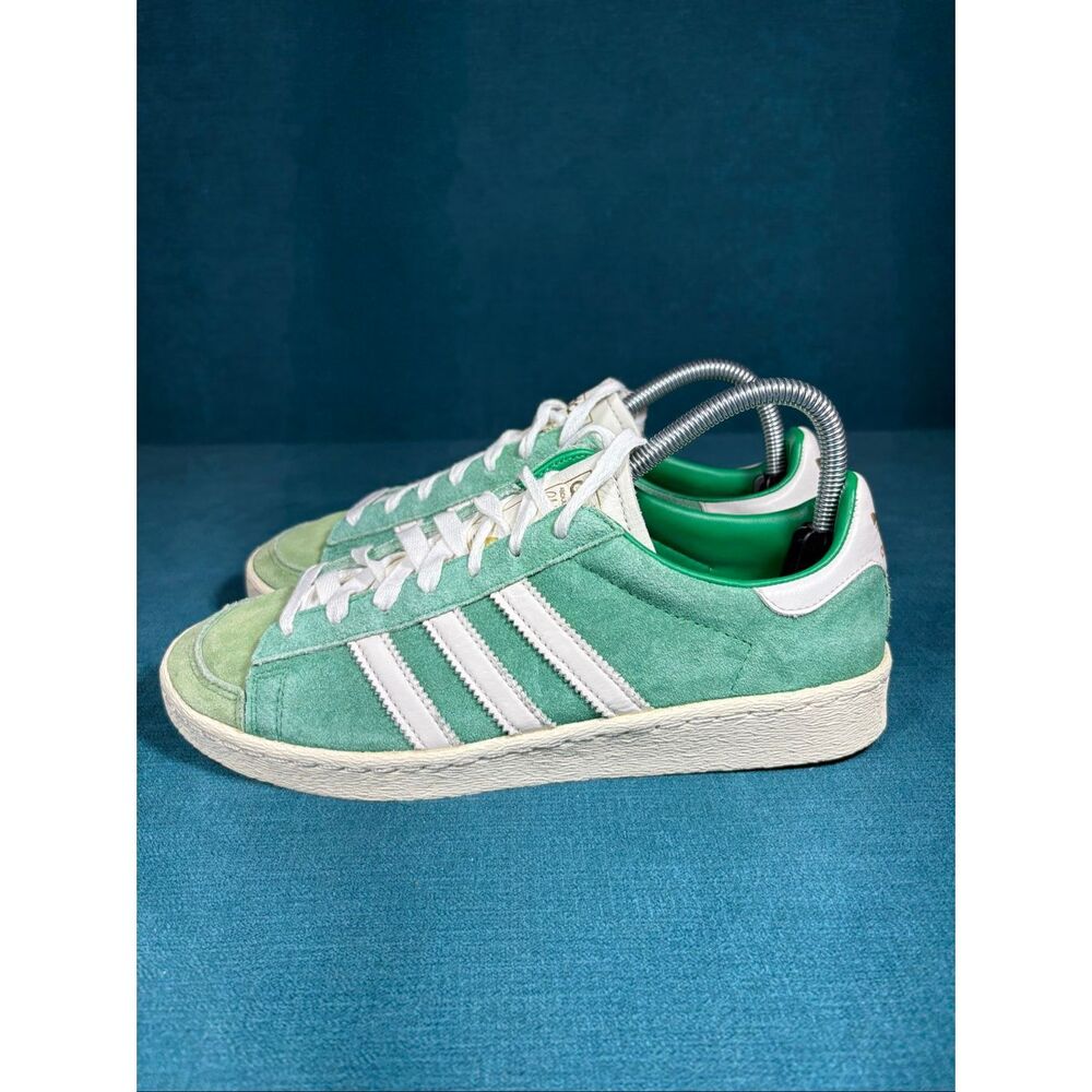 Adidas Jabbar Lo Mint Green Suede Sneakers Men’s 8 Women’s 9.5